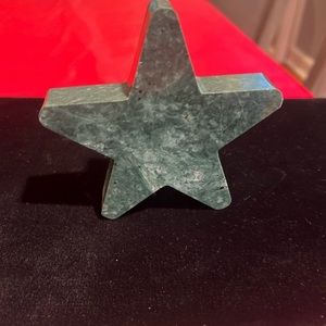 Centurion Green Marble Star Paperweight brand new